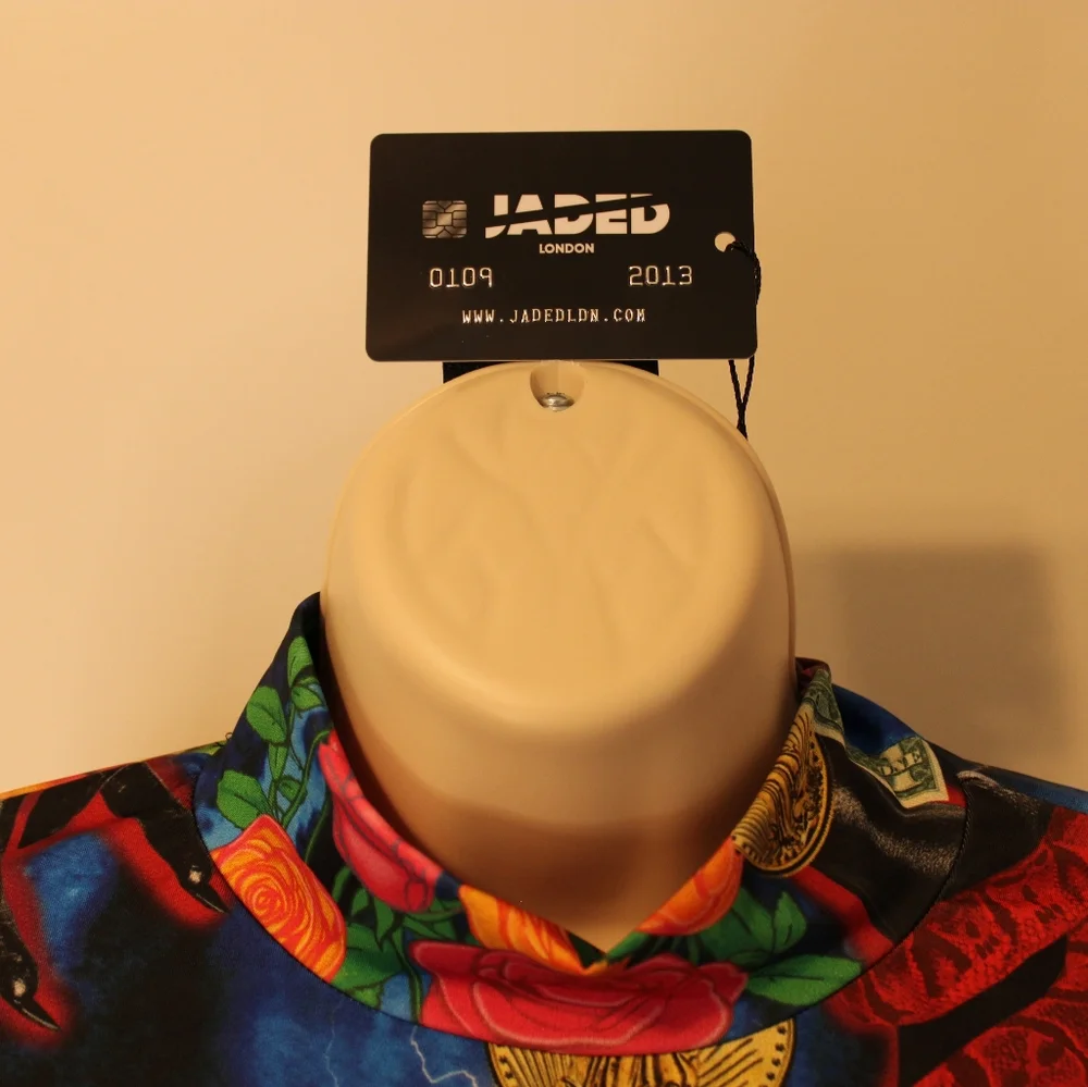 Jaded London Retro Print High Neck Body Suit - Picture 5 of 5